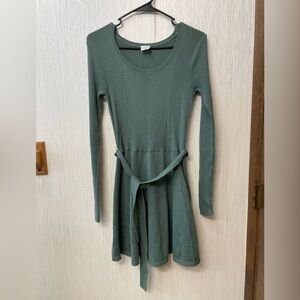 Abercrombie Kids Green Knit Sweater Dress Size 15/16